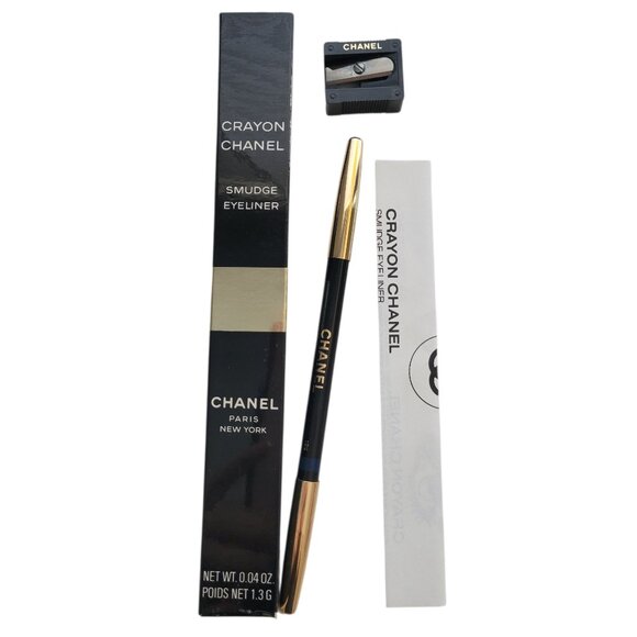Chanel Crayon Smudge Eyeliner PENCIL BLEU ROYAL Full Size w Sharpener NO SMUDGER - Picture 1 of 10
